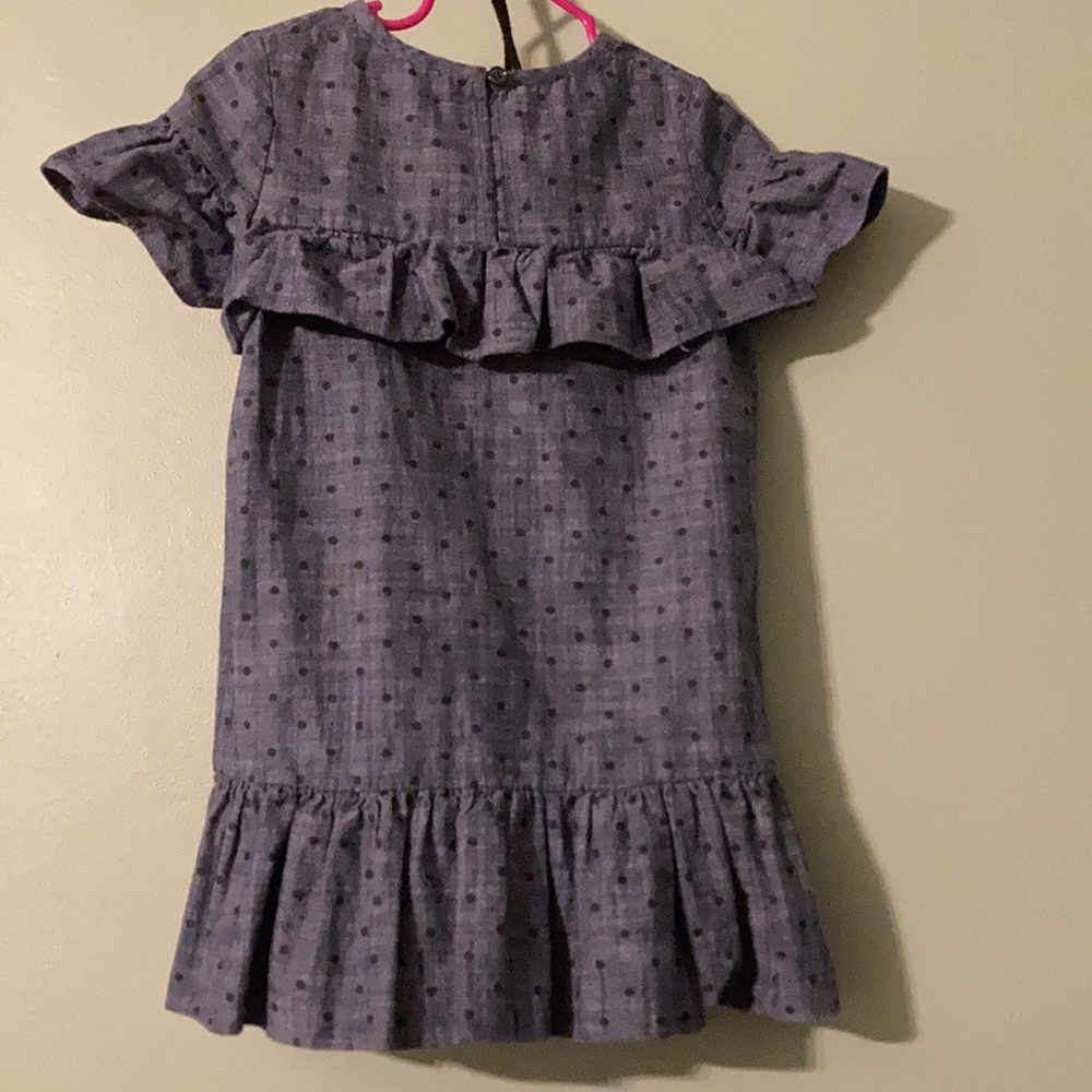 Kate Spade Denim Ruffle Dress - Picture 2 of 6